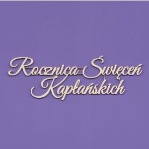Tekturka Crafty Moly Napis G7 - Rocznica święceń kapłańskich